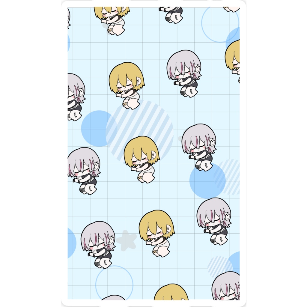 【Mz】スマホステッカー【真臣&貴澄】