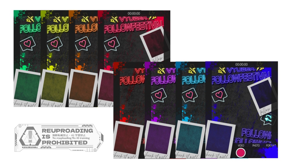 【フリー素材】Follow festival