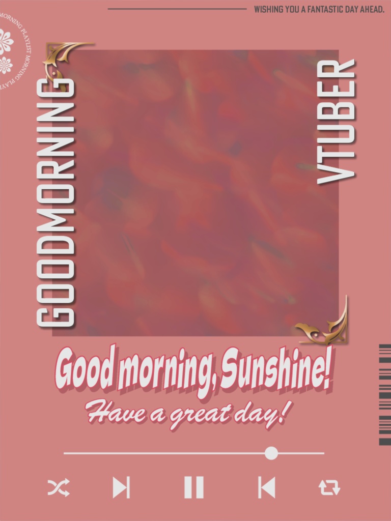 【フリー素材】おはようvtuber