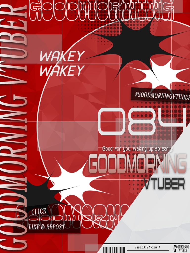 【フリー素材】おはようvtuber