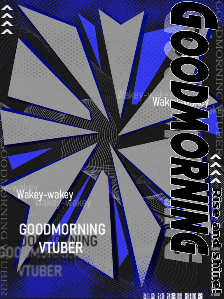 【フリー素材】おはようvtuber