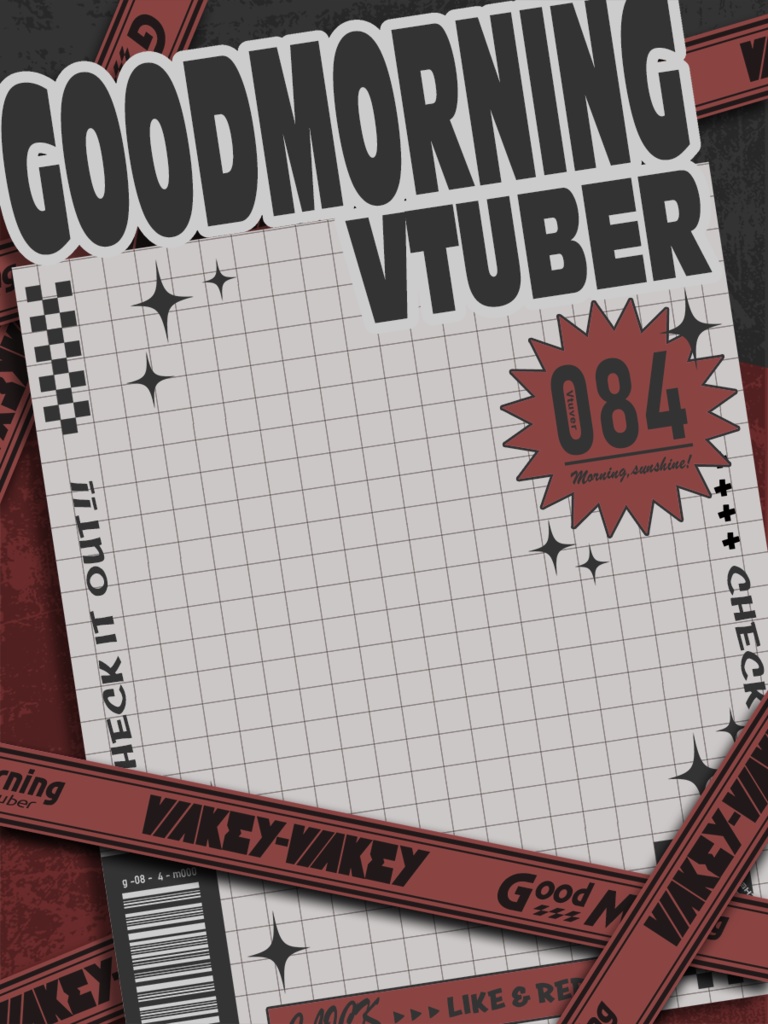 【フリー素材】おはようvtuber