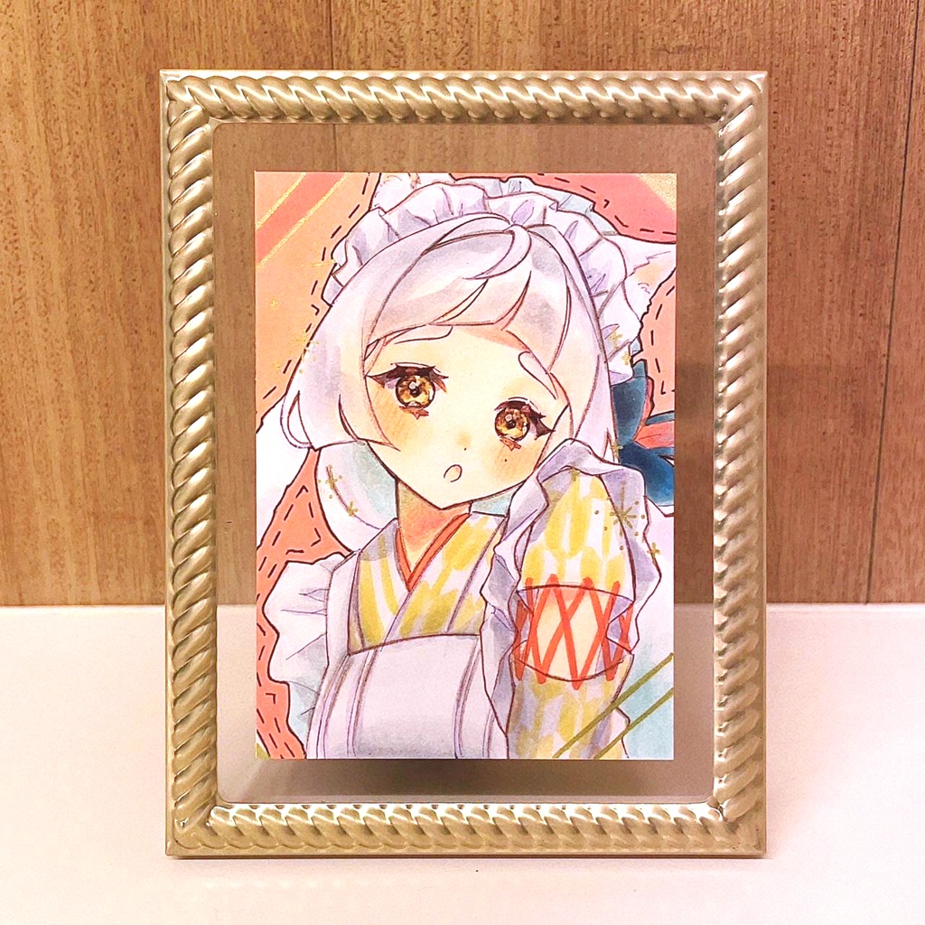 《額装原画》魔法少女 きょとん