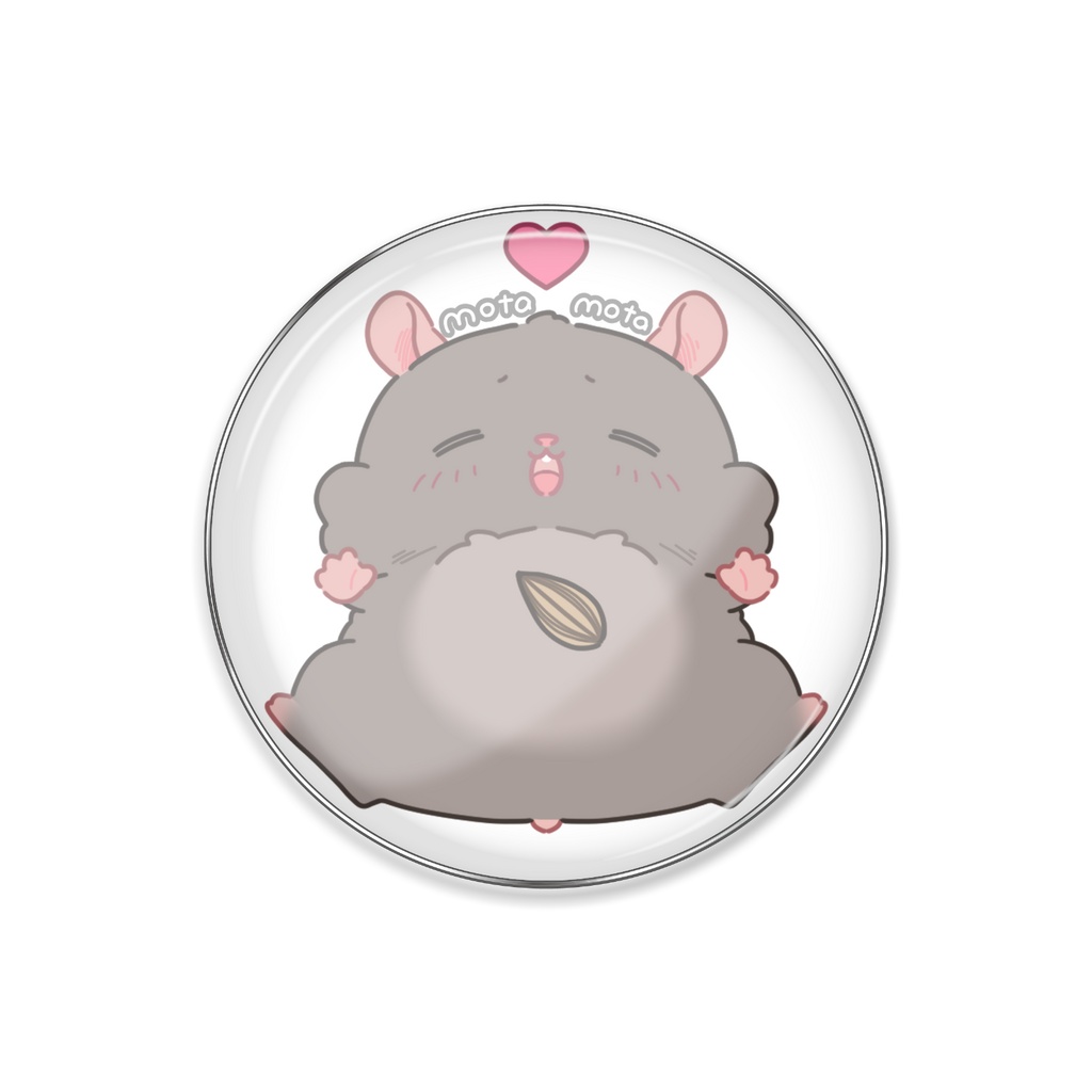 もたもたピンバッジ