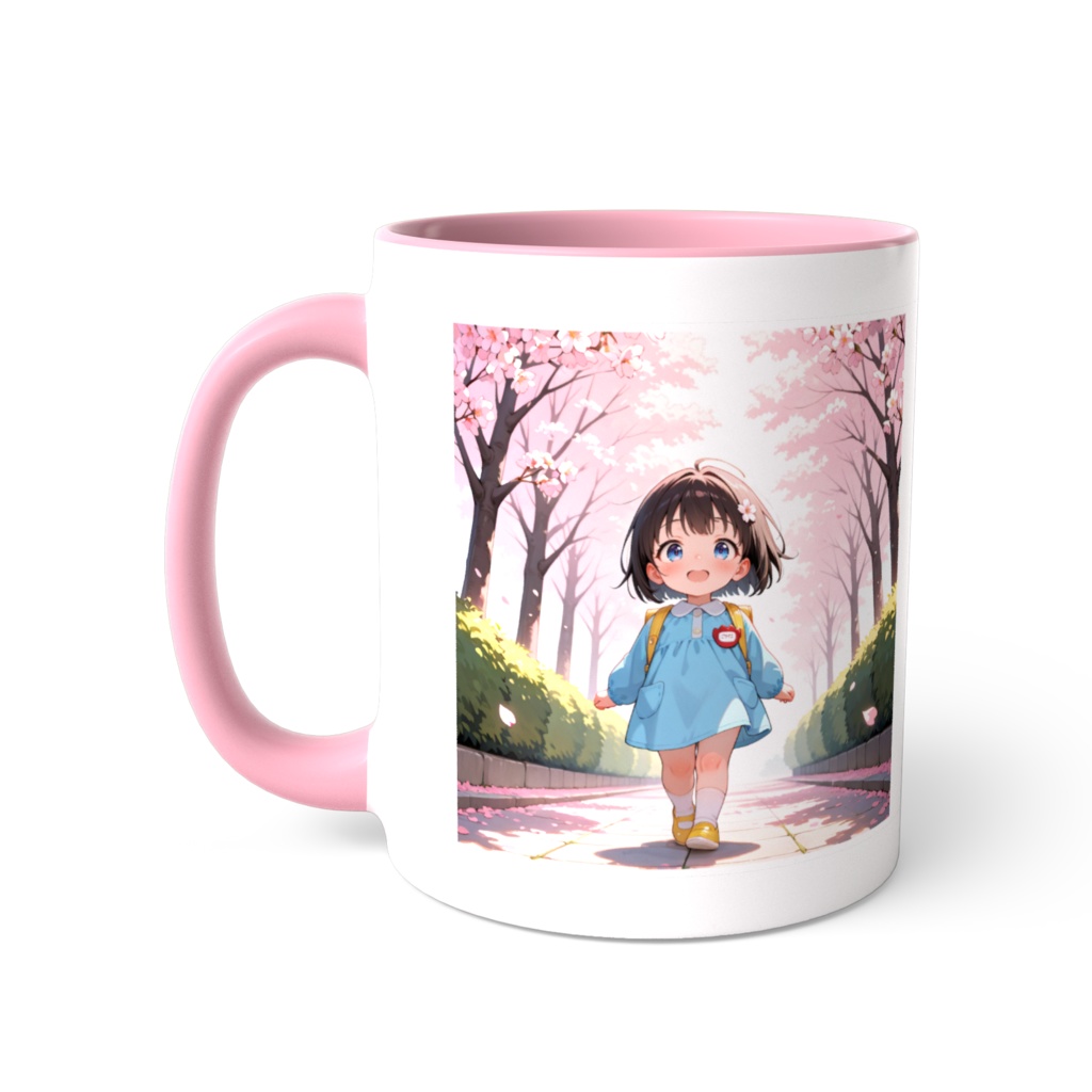 ちいさな一歩・さくら道マグ