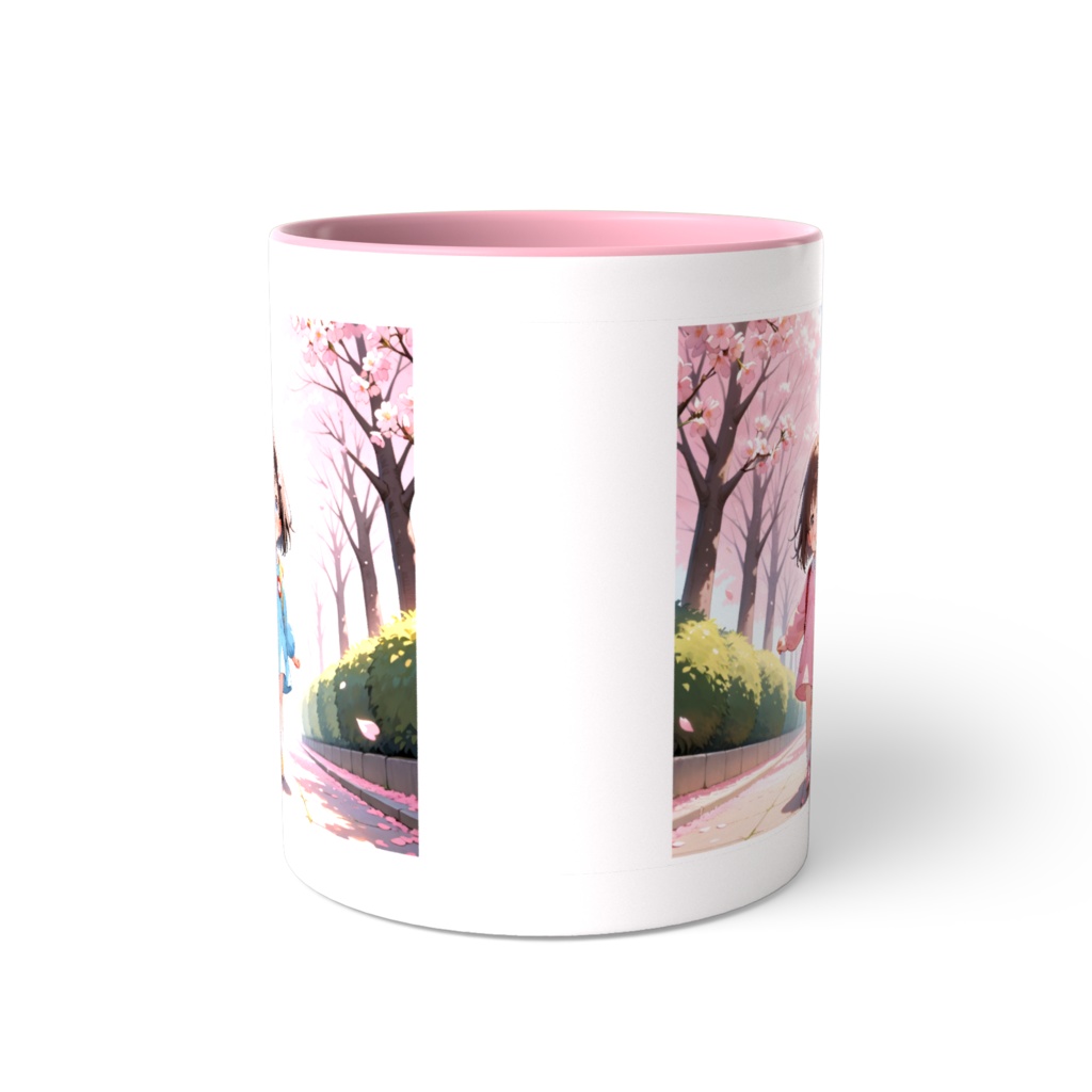 ちいさな一歩・さくら道マグ