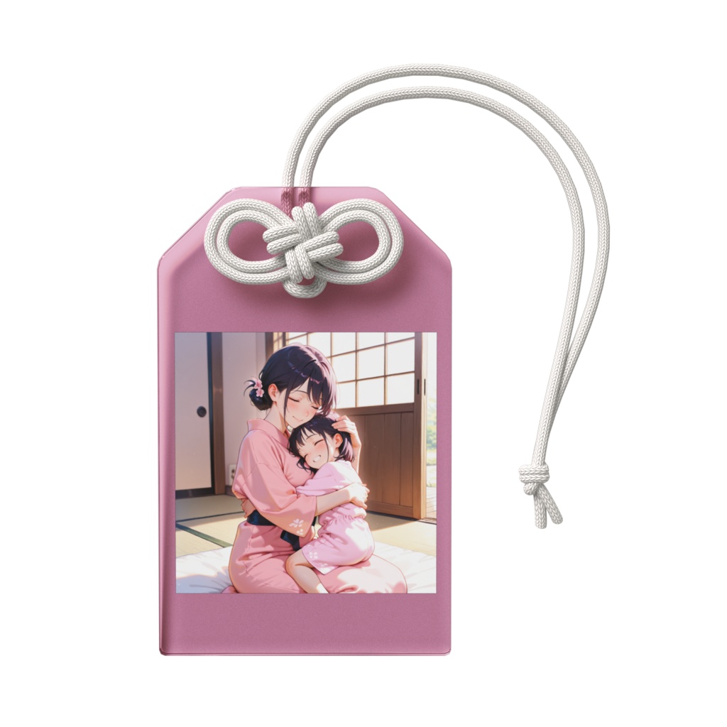 母と子のしあわせアクリルお守り