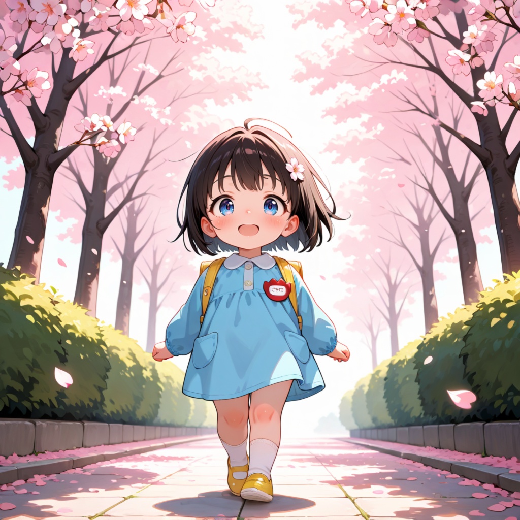 小さな一歩さくら道ー２枚セット