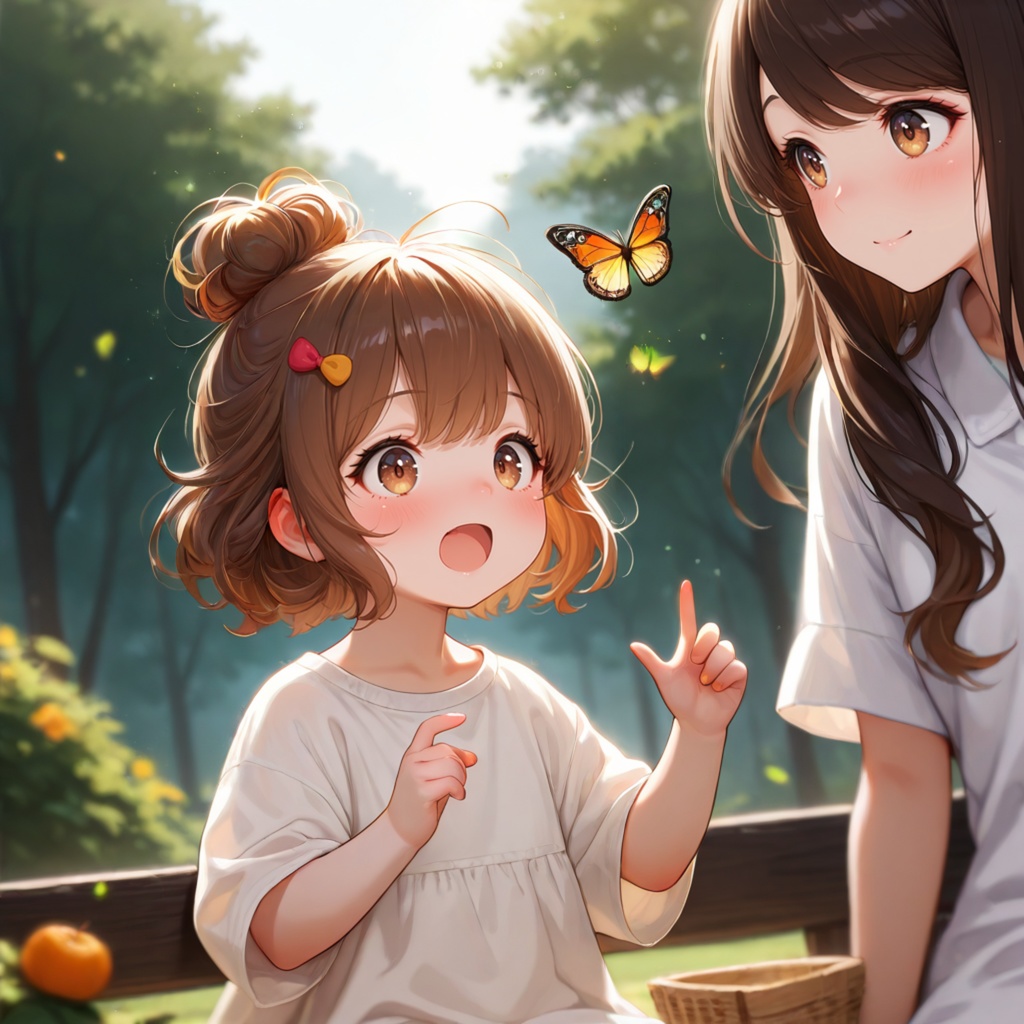 蝶と出会った日