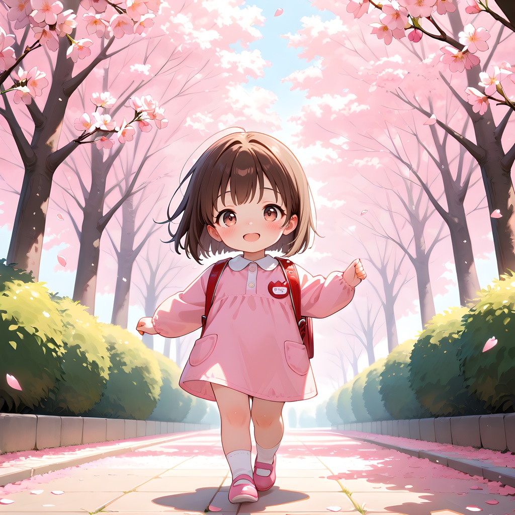 小さな一歩さくら道（ピンク）