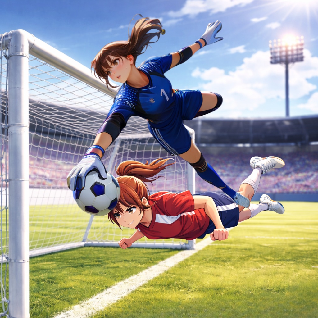 サッカー女子（ダイビングヘッド）