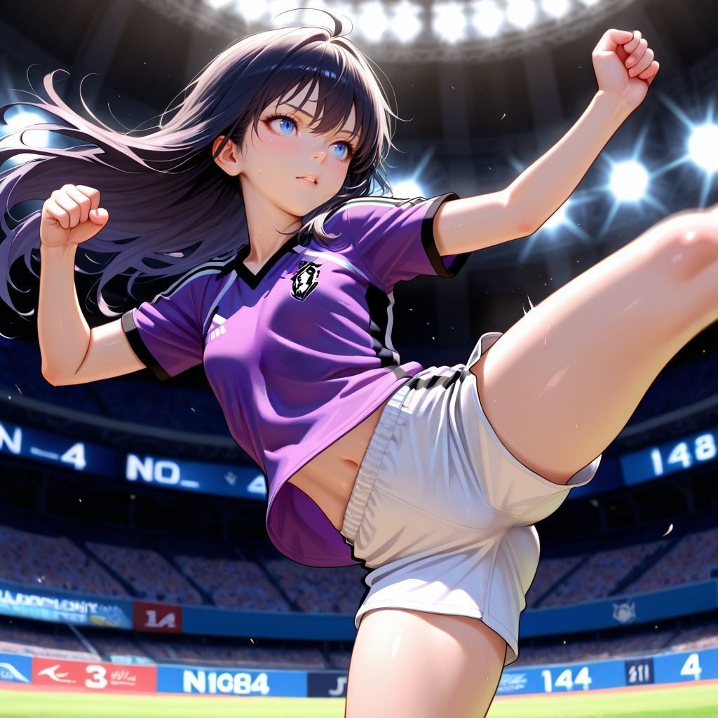 サッカー女子（ボレー）