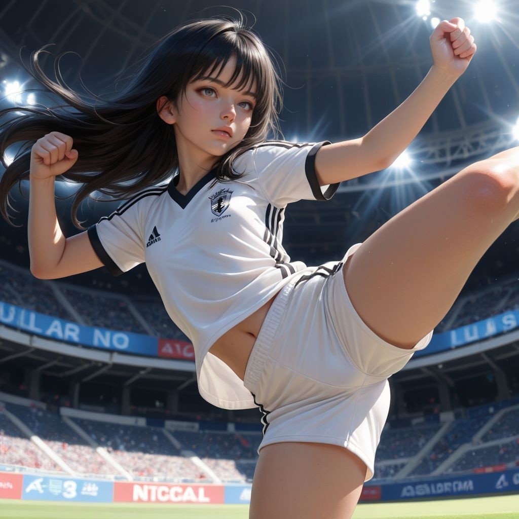サッカー女子（ボレー）