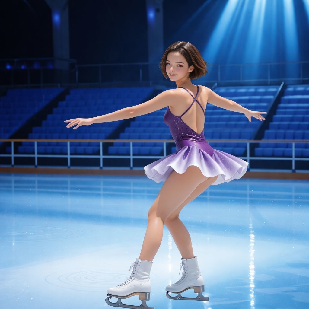 フィギュアスケート 短編CG映像＆連続イラスト集