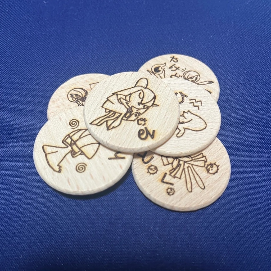 【ハンドメイド】木製 ラルトス キルリア サーナイト 状態異常マーカー