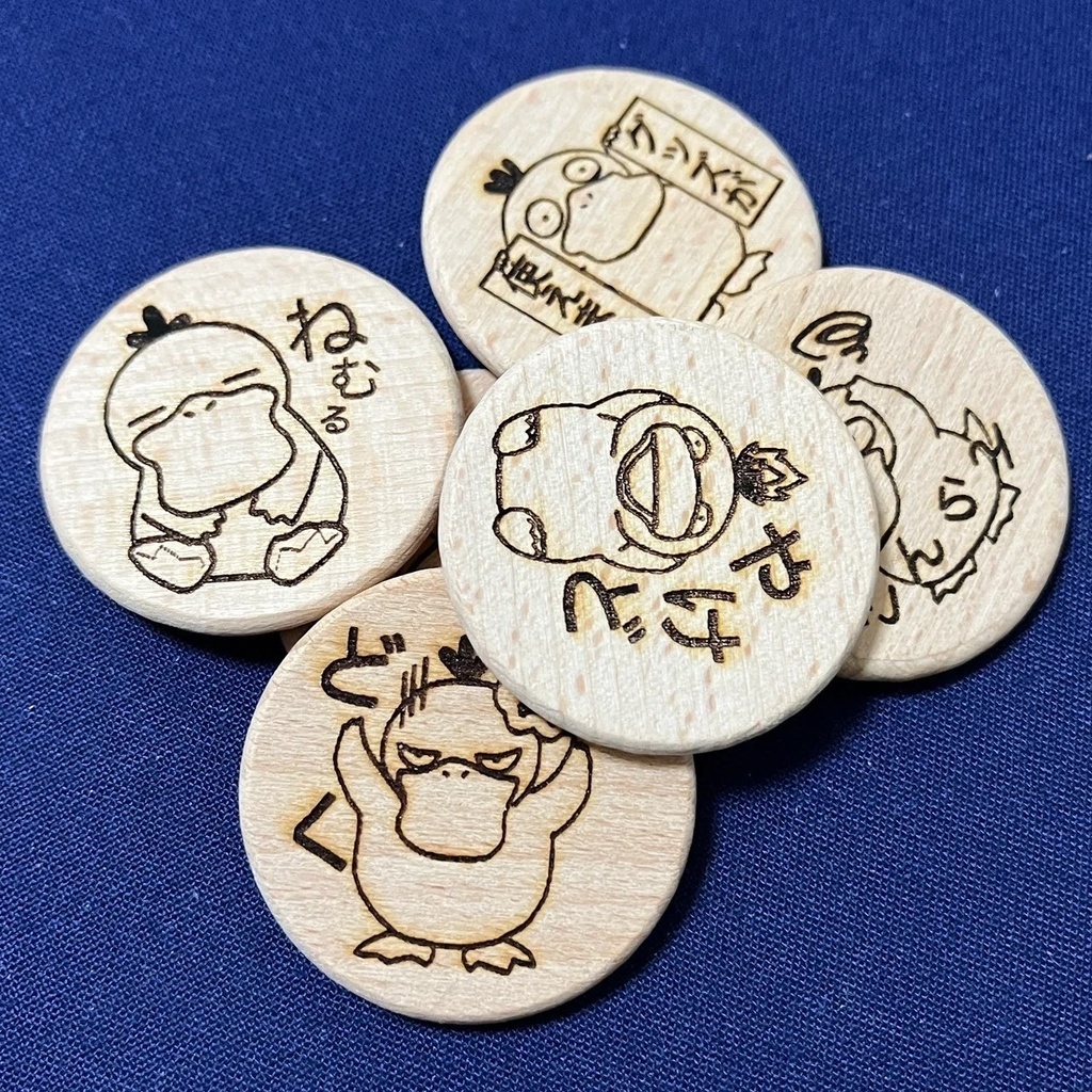 【ハンドメイド】木製 コダック 状態異常マーカー