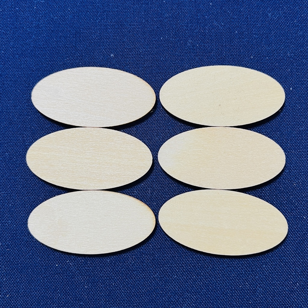 【ハンドメイド】木製 ゲンガー USEDマーカー 6枚