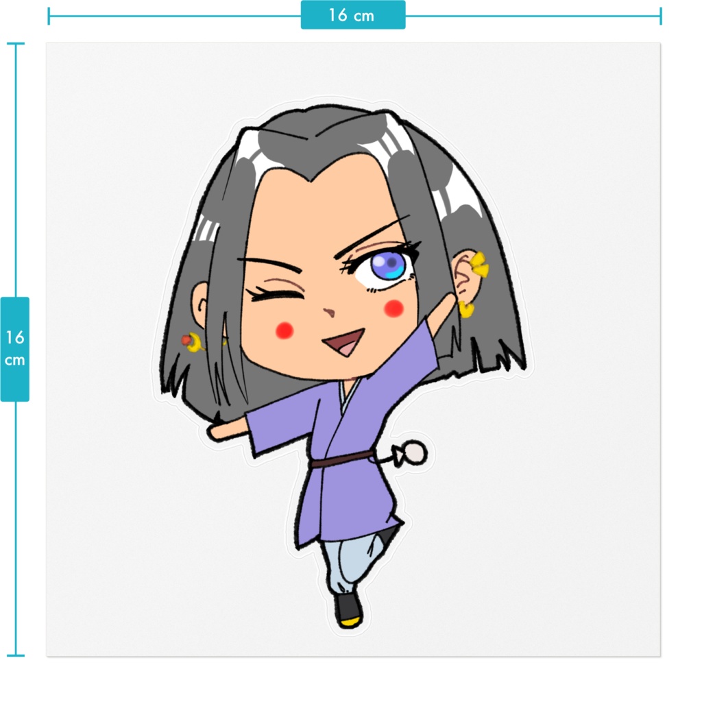 ニャムサンちゃんステッカー