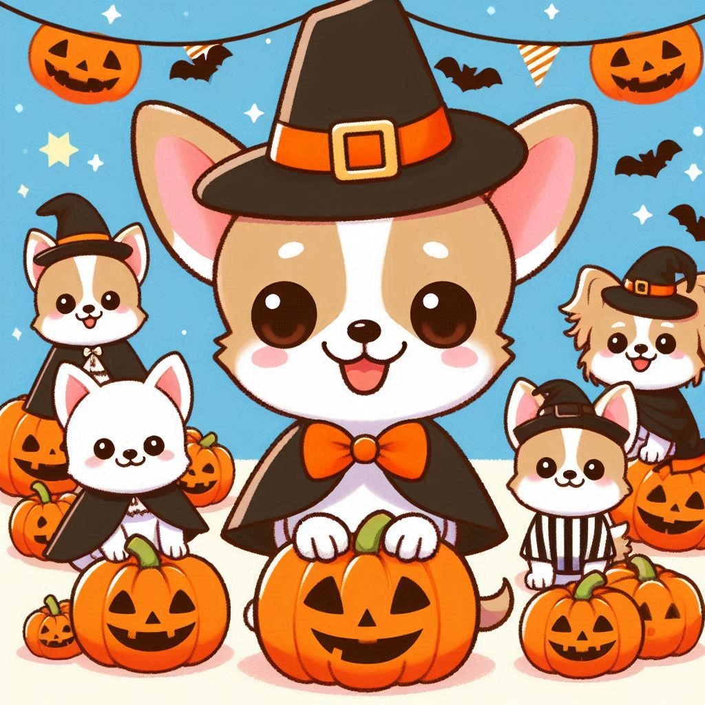 チワワとハロウィン