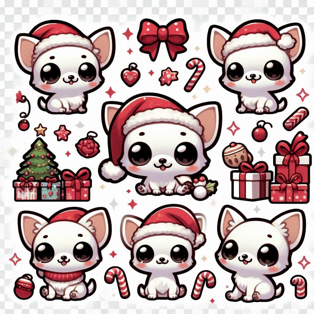 チワワとクリスマス