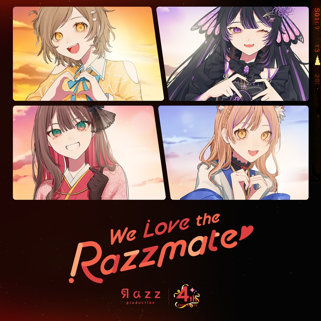 Razzプロダクション オリジナル楽曲「We Love the Razzmate」カラオケ音源