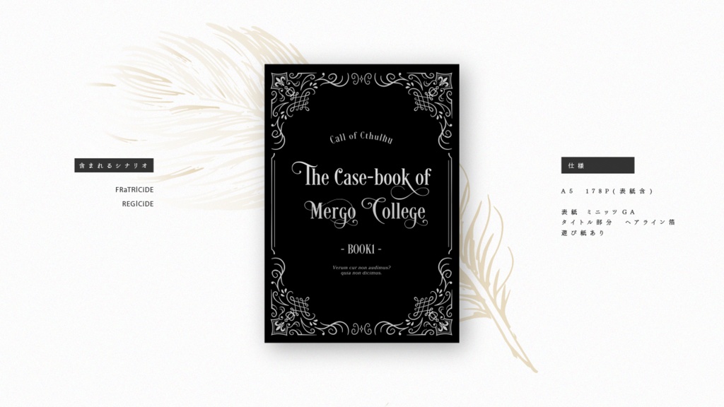 The Case-book of Mergo College BOOK1
