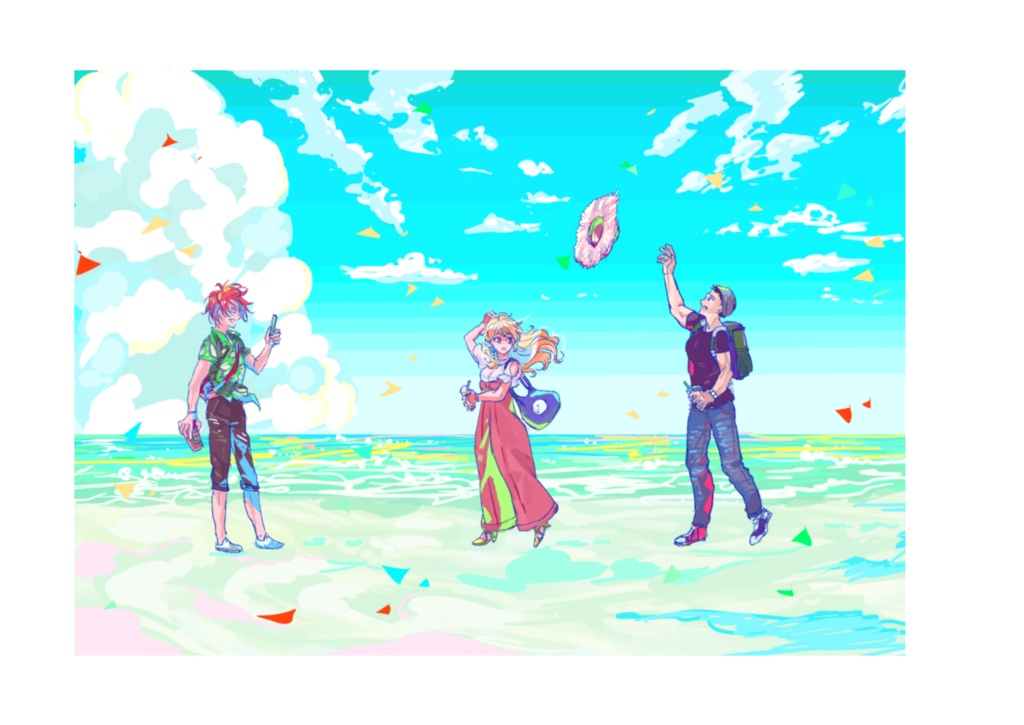 【再版・単品での決済をお願いします】DQ2画集『TRICOLOUR』