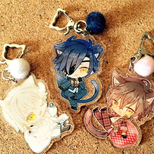 だてにゃんこアクリルキーホルダー