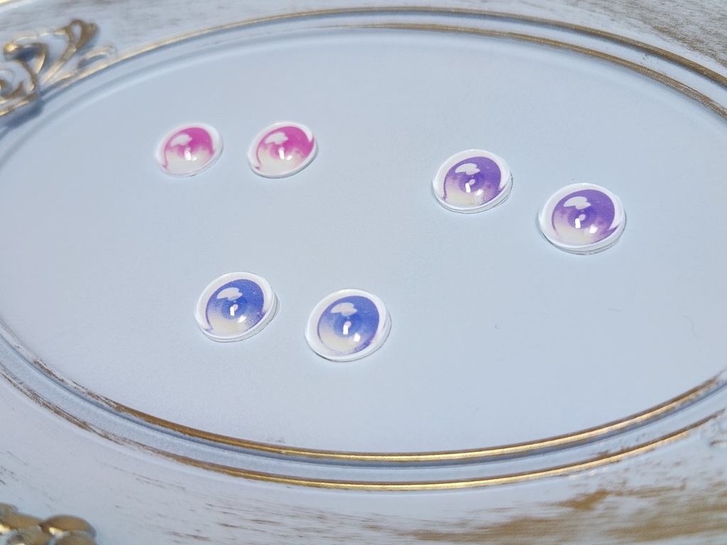 しゅんみんアイ 10mm/8mm/8x10mm ハンドメイドカボションアイ