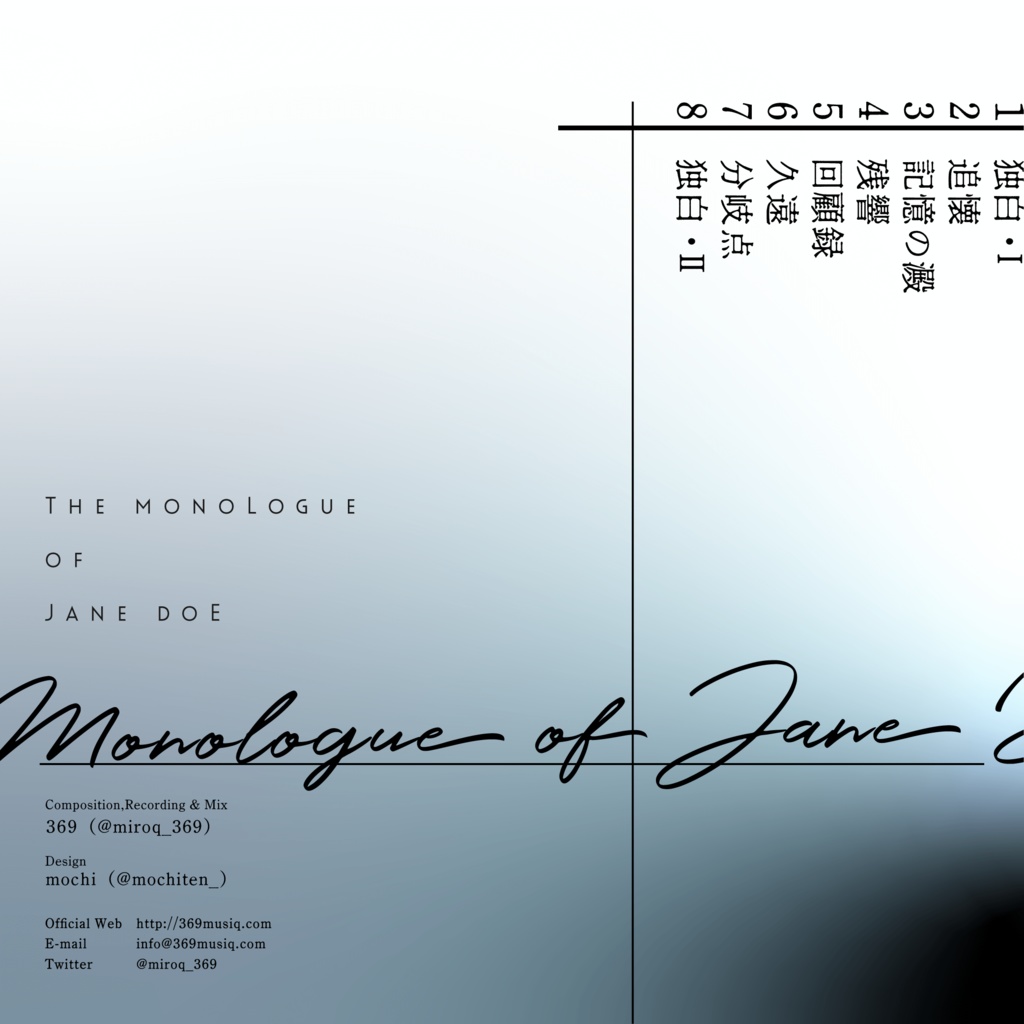 かゆいところに手が届くBGM集 vol.13《ジェーン・ドウの独白》