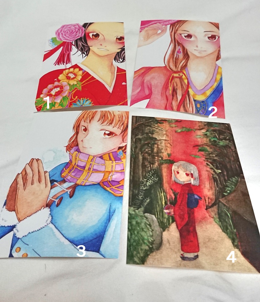 ポストカード　全４種