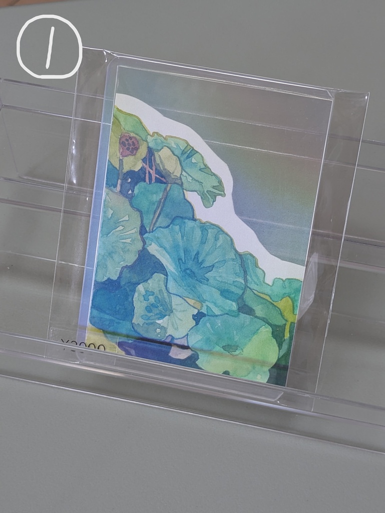 水彩ミニ原画（ホログラムチェキ）