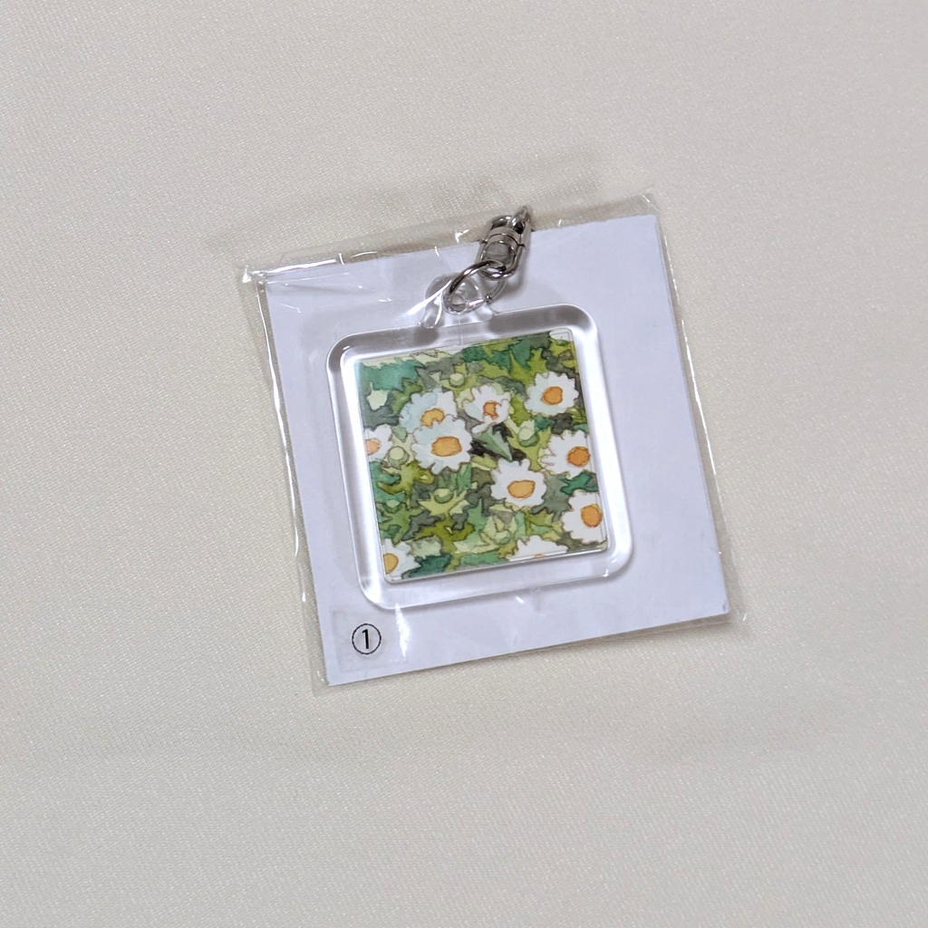 原画キーホルダー　正方形