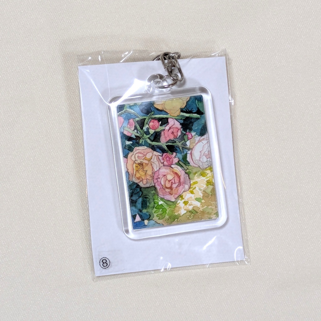 原画キーホルダー 長方形