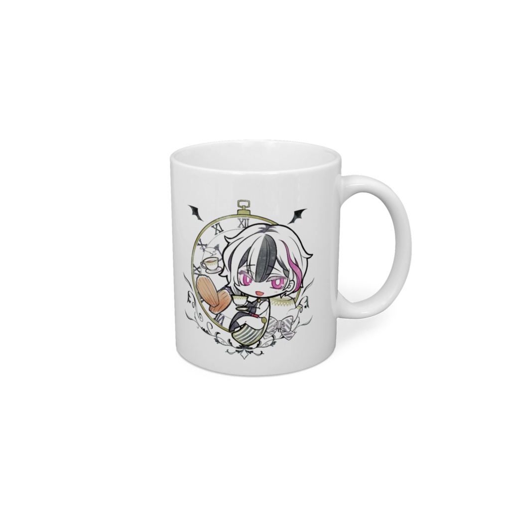[あくねこ非公式]マグカップ【右利き用】