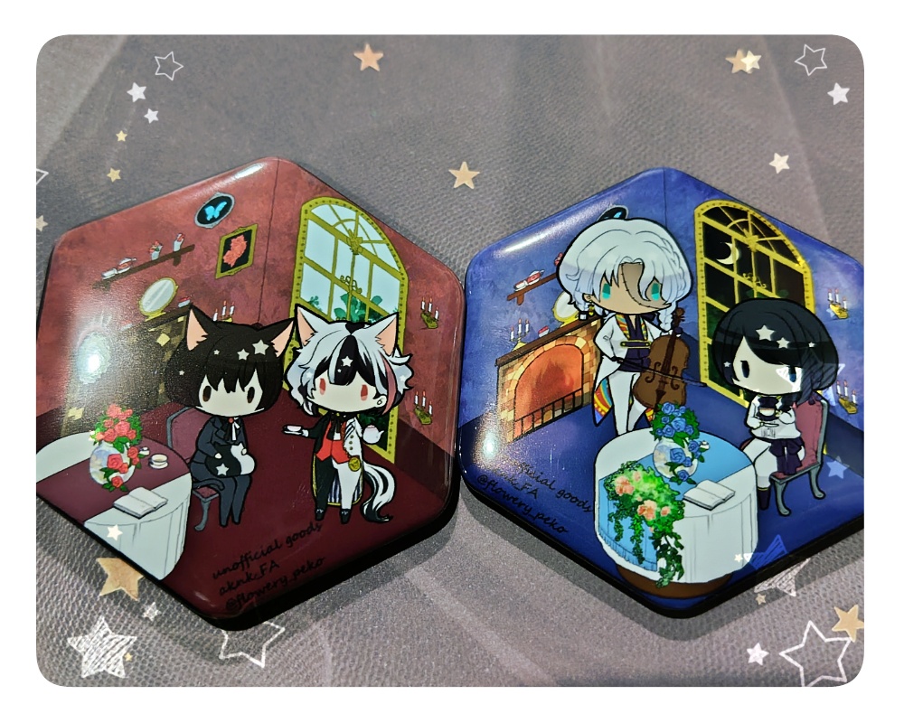 あ腐ねこ☆CP缶バッジ