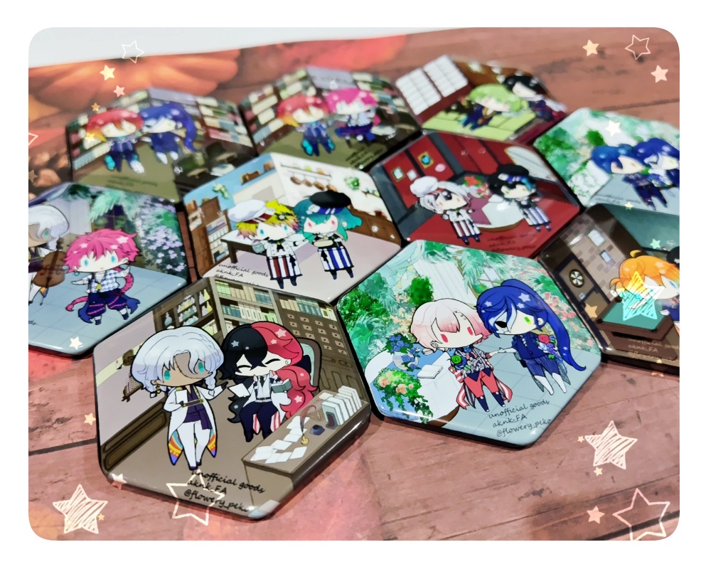 あ腐ねこ☆CP缶バッジ