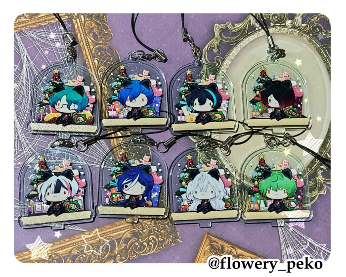 【アクキー】スノードーム風+α【特殊加工有】