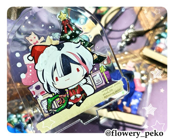 【アクキー】スノードーム風+α【特殊加工有】