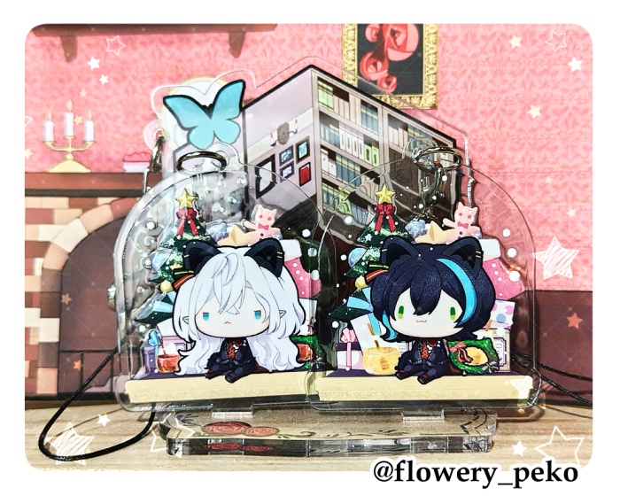 【アクキー】スノードーム風+α【特殊加工有】