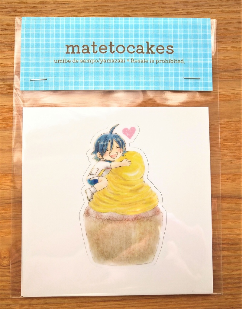 真手とケーキのステッカーセット