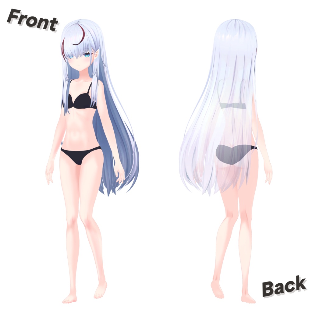 オリジナル3Dモデル「リジュ(Liju)」