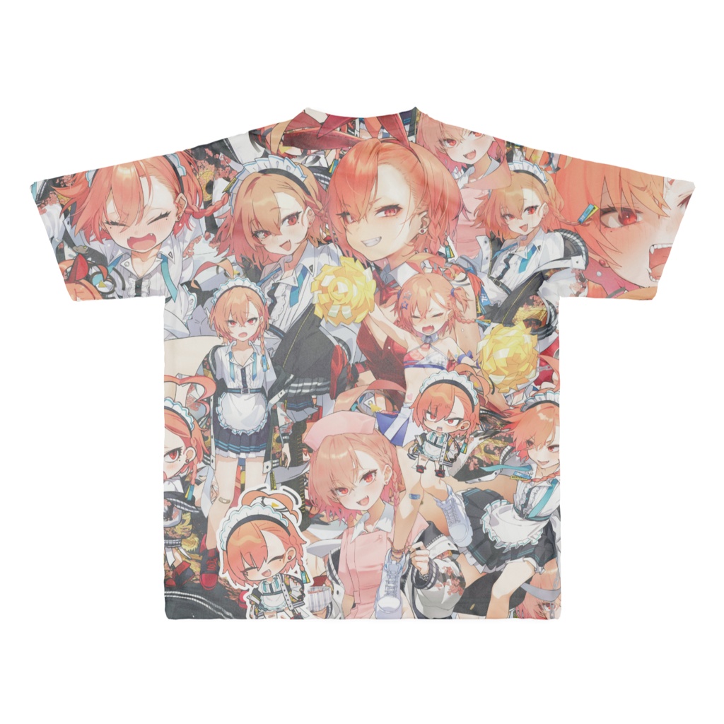 美甘ネルさんフルグラフィックTシャツ