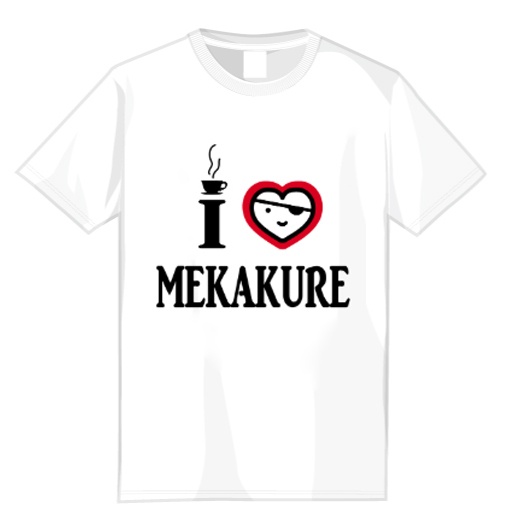 メカクレくんのTシャツ（白）