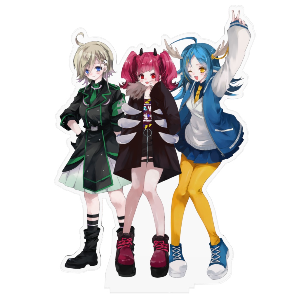 こしへら1000日記念アクリルフィギュア