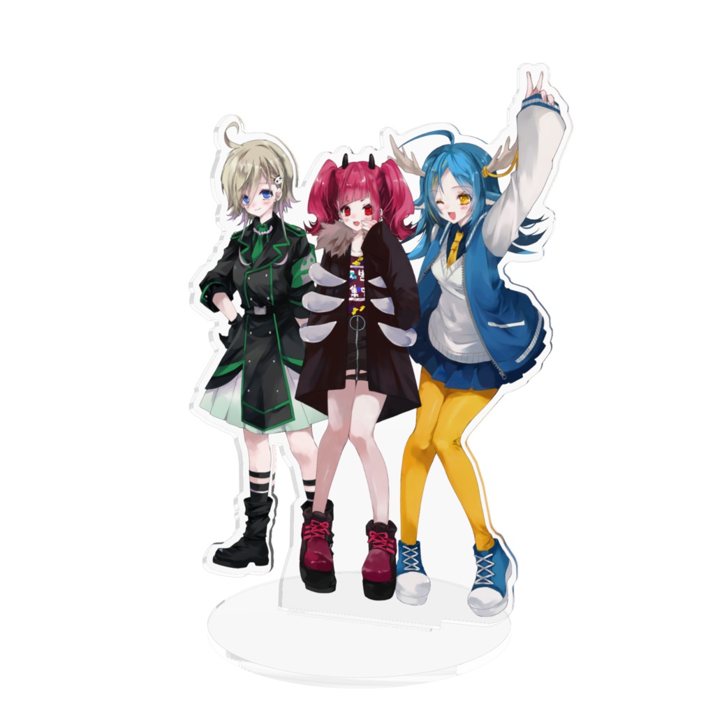 こしへら1000日記念アクリルフィギュア