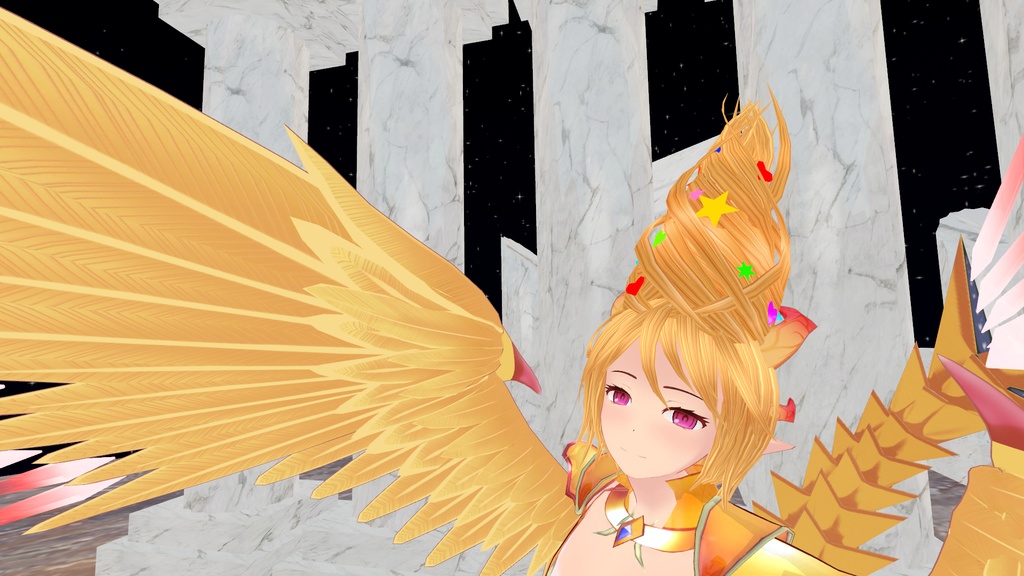 【VRC想定髪型】メガ盛りヘアー