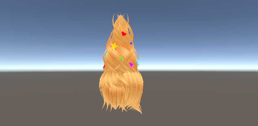 【VRC想定髪型】メガ盛りヘアー