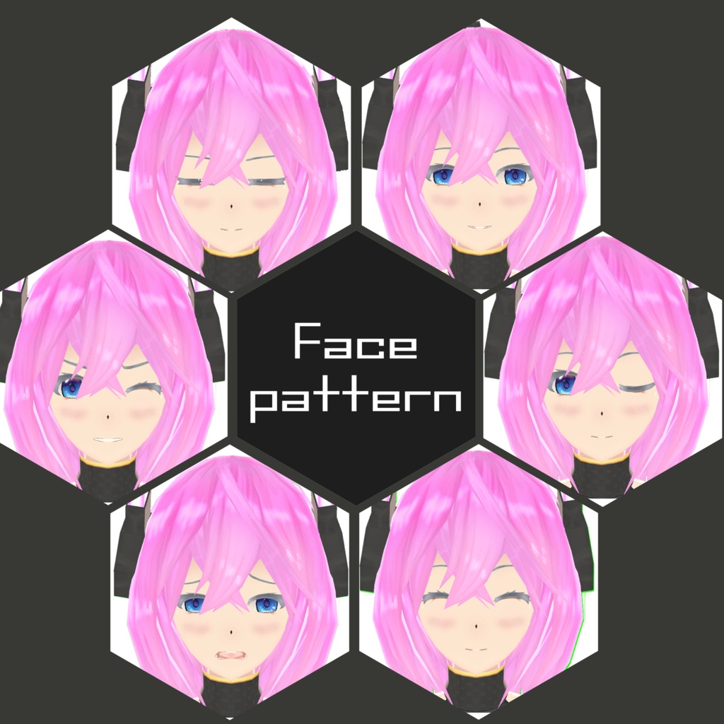 VRC向けアバター 「ADF-09AZAMI」