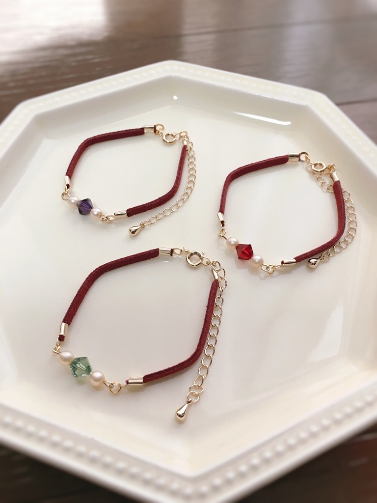 紅月 モチーフ イメージカラーブレスレット